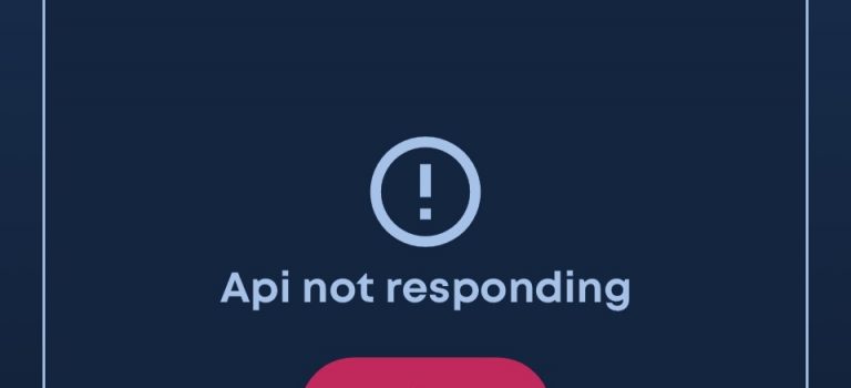 API Not Responding Error